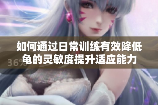 如何通过日常训练有效降低龟的灵敏度提升适应能力