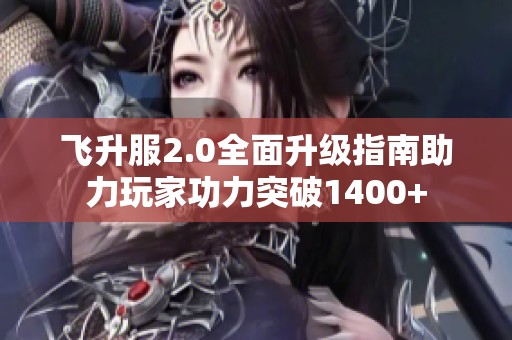飞升服2.0全面升级指南助力玩家功力突破1400+