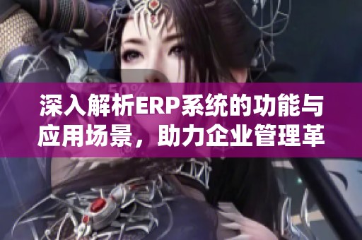 深入解析ERP系统的功能与应用场景，助力企业管理革新
