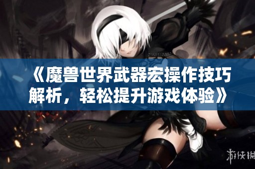 《魔兽世界武器宏操作技巧解析，轻松提升游戏体验》