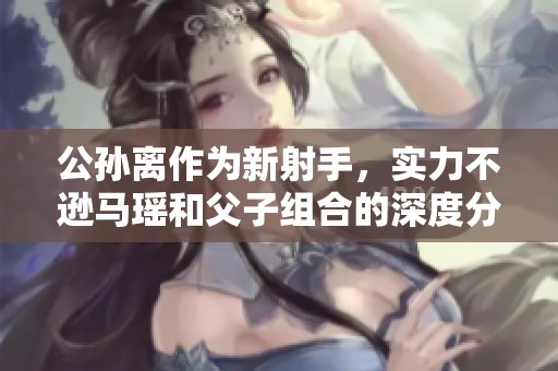 公孙离作为新射手，实力不逊马瑶和父子组合的深度分析