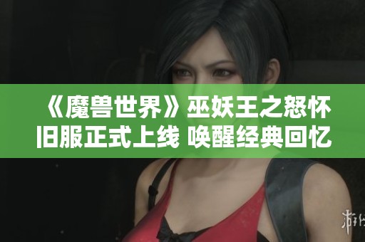 《魔兽世界》巫妖王之怒怀旧服正式上线 唤醒经典回忆