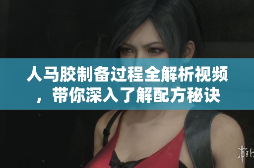 人马胶制备过程全解析视频，带你深入了解配方秘诀