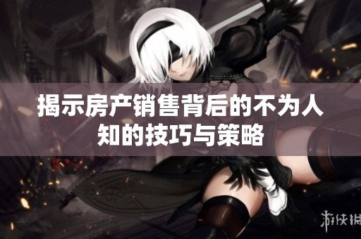揭示房产销售背后的不为人知的技巧与策略