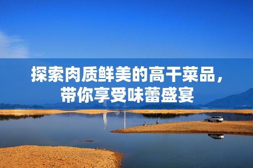 探索肉质鲜美的高干菜品，带你享受味蕾盛宴