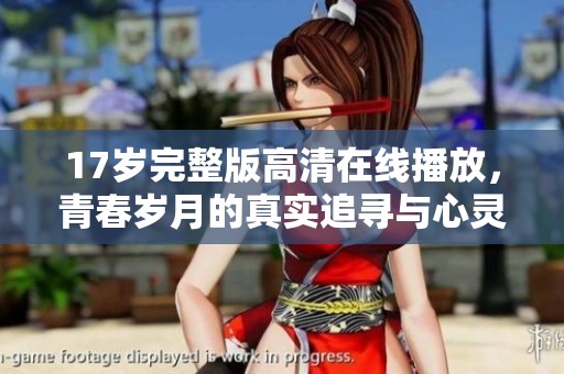 17岁完整版高清在线播放，青春岁月的真实追寻与心灵成长