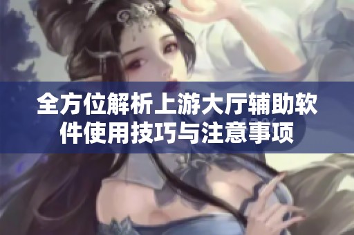 全方位解析上游大厅辅助软件使用技巧与注意事项