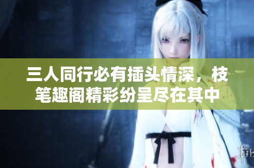 三人同行必有插头情深，枝笔趣阁精彩纷呈尽在其中