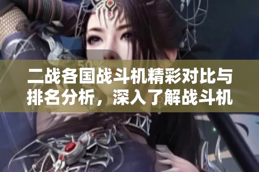 二战各国战斗机精彩对比与排名分析，深入了解战斗机风云