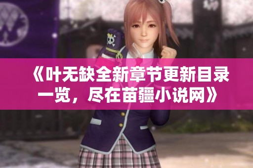 《叶无缺全新章节更新目录一览，尽在苗疆小说网》