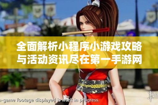 全面解析小程序小游戏攻略与活动资讯尽在第一手游网