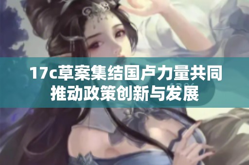 17c草案集结国卢力量共同推动政策创新与发展