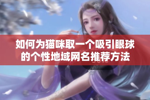 如何为猫咪取一个吸引眼球的个性地域网名推荐方法