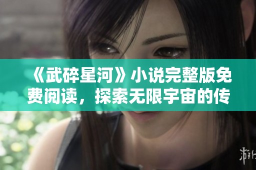 《武碎星河》小说完整版免费阅读，探索无限宇宙的传奇冒险之旅