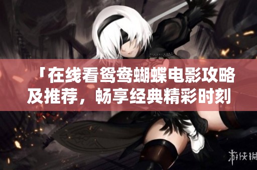 「在线看鸳鸯蝴蝶电影攻略及推荐，畅享经典精彩时刻」