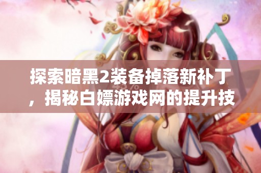 探索暗黑2装备掉落新补丁，揭秘白嫖游戏网的提升技巧