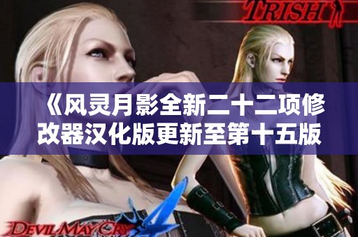 《风灵月影全新二十二项修改器汉化版更新至第十五版》