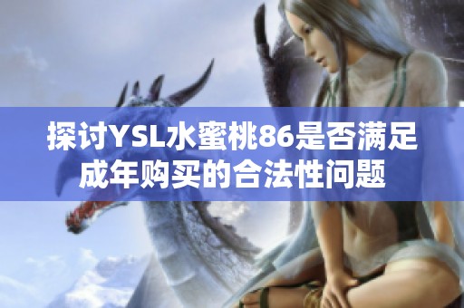 探讨YSL水蜜桃86是否满足成年购买的合法性问题