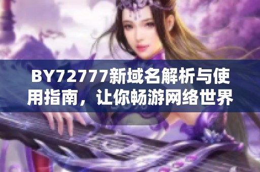 BY72777新域名解析与使用指南，让你畅游网络世界