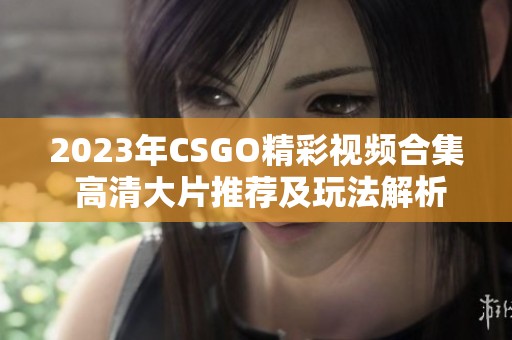 2023年CSGO精彩视频合集 高清大片推荐及玩法解析