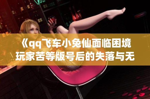 《qq飞车小兔仙面临困境 玩家苦等版号后的失落与无奈》