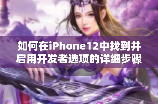如何在iPhone12中找到并启用开发者选项的详细步骤