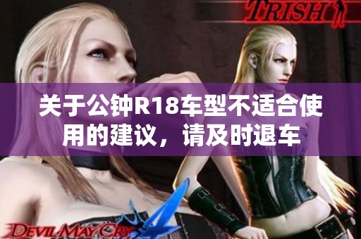 关于公钟R18车型不适合使用的建议，请及时退车