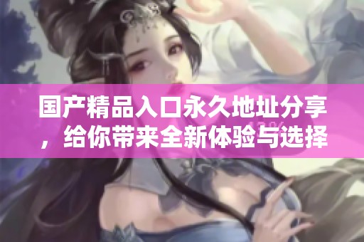国产精品入口永久地址分享，给你带来全新体验与选择