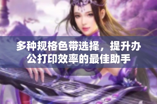 多种规格色带选择，提升办公打印效率的最佳助手