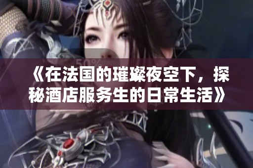 《在法国的璀璨夜空下，探秘酒店服务生的日常生活》