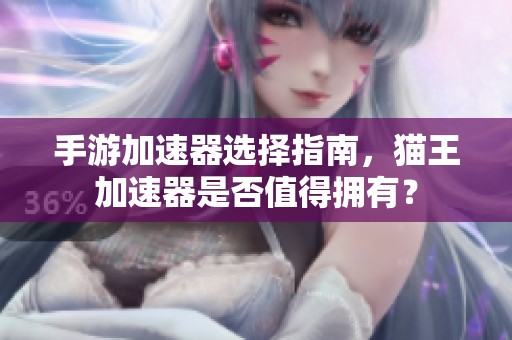 手游加速器选择指南，猫王加速器是否值得拥有？
