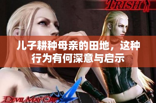 儿子耕种母亲的田地，这种行为有何深意与启示
