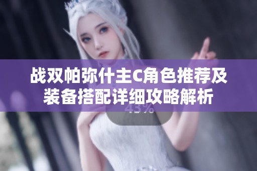 战双帕弥什主C角色推荐及装备搭配详细攻略解析