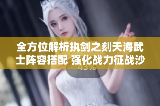 全方位解析执剑之刻天海武士阵容搭配 强化战力征战沙场