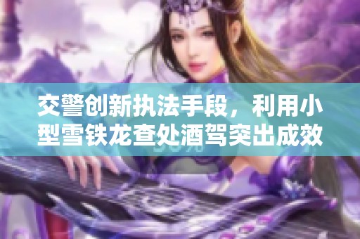 交警创新执法手段，利用小型雪铁龙查处酒驾突出成效