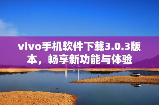 vivo手机软件下载3.0.3版本，畅享新功能与体验