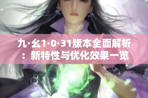 九·幺1·0·31版本全面解析：新特性与优化效果一览