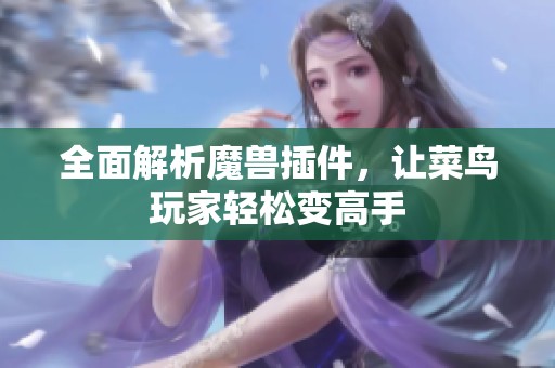 全面解析魔兽插件，让菜鸟玩家轻松变高手