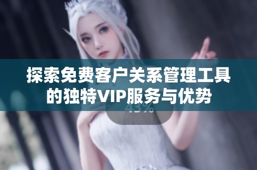 探索免费客户关系管理工具的独特VIP服务与优势