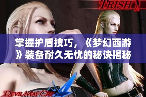 掌握护盾技巧，《梦幻西游》装备耐久无忧的秘诀揭秘