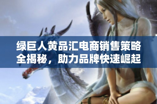 绿巨人黄品汇电商销售策略全揭秘，助力品牌快速崛起