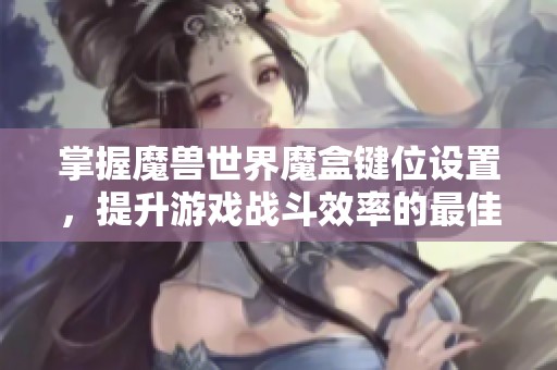 掌握魔兽世界魔盒键位设置，提升游戏战斗效率的最佳助手