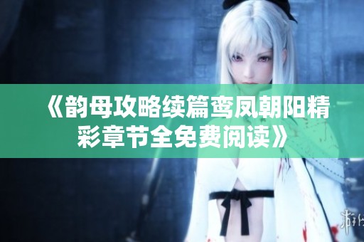 《韵母攻略续篇鸾凤朝阳精彩章节全免费阅读》