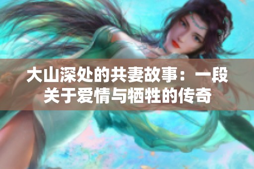 大山深处的共妻故事：一段关于爱情与牺牲的传奇