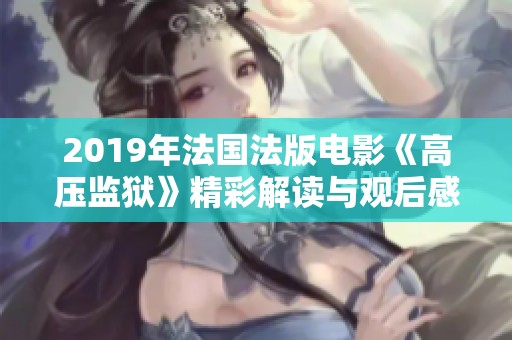 2019年法国法版电影《高压监狱》精彩解读与观后感