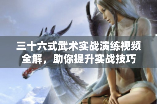 三十六式武术实战演练视频全解，助你提升实战技巧