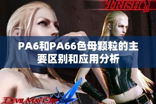 PA6和PA66色母颗粒的主要区别和应用分析