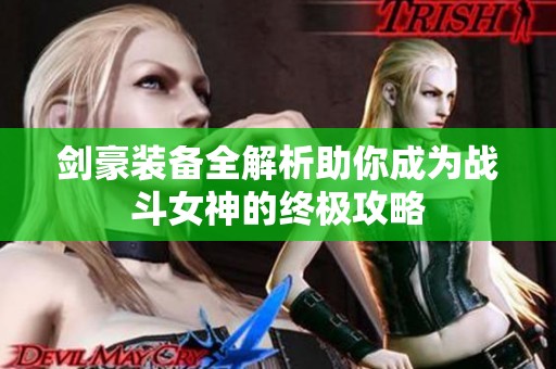 剑豪装备全解析助你成为战斗女神的终极攻略
