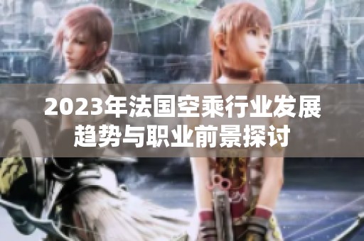 2023年法国空乘行业发展趋势与职业前景探讨