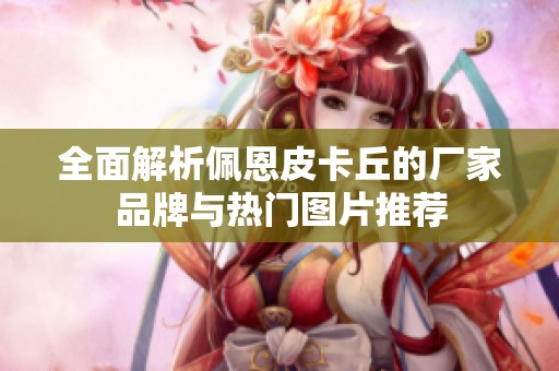 全面解析佩恩皮卡丘的厂家品牌与热门图片推荐
